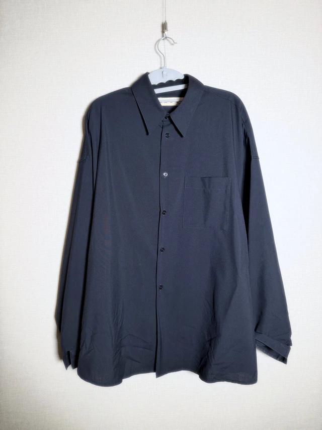 MARNI Boxy Fit Tropical Wool Shirt 1枚目
