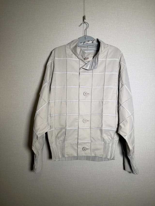 HOMME PLISSE ISSEY MIYAKE チェックプリーツ ジャケット 1枚目