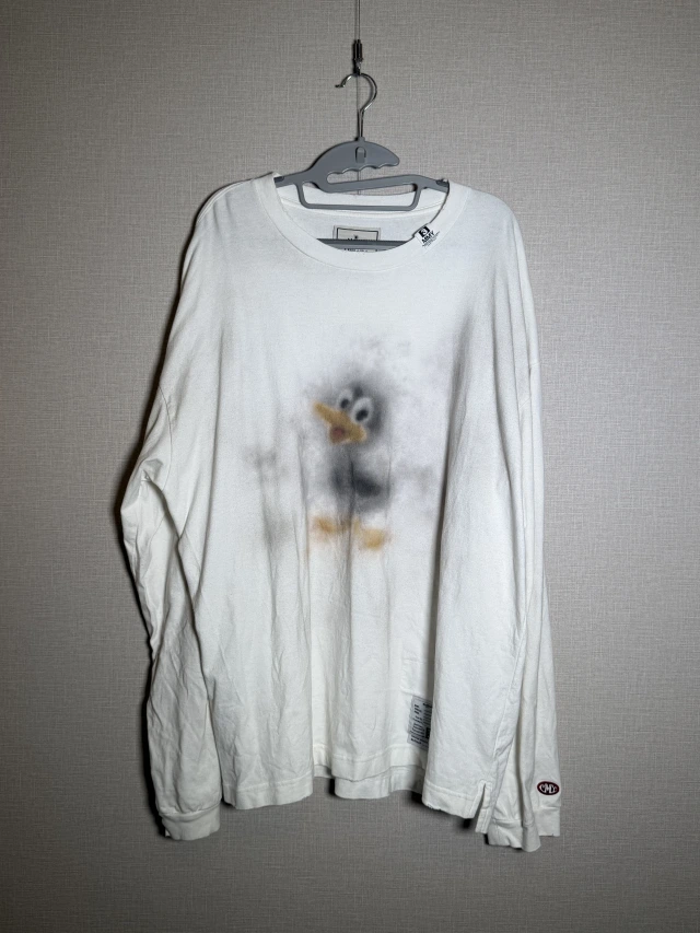 Maison MIHARA YASUHIRO ディストレス加工 長袖Tシャツ 1枚目