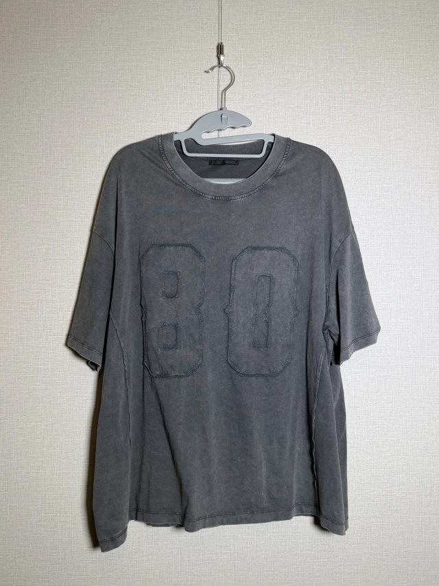 ZARA ナンバリング加工 半袖Tシャツ 1枚目