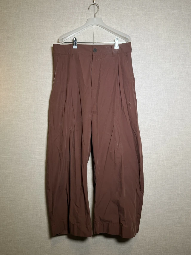 STUDIO NICHOLSON ワイド テーパードパンツ 1枚目