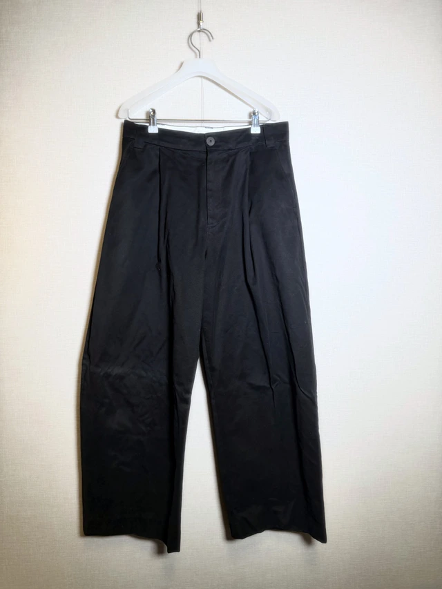 STUDIO NICHOLSON PEACHED COTTON TWILL パンツ 1枚目