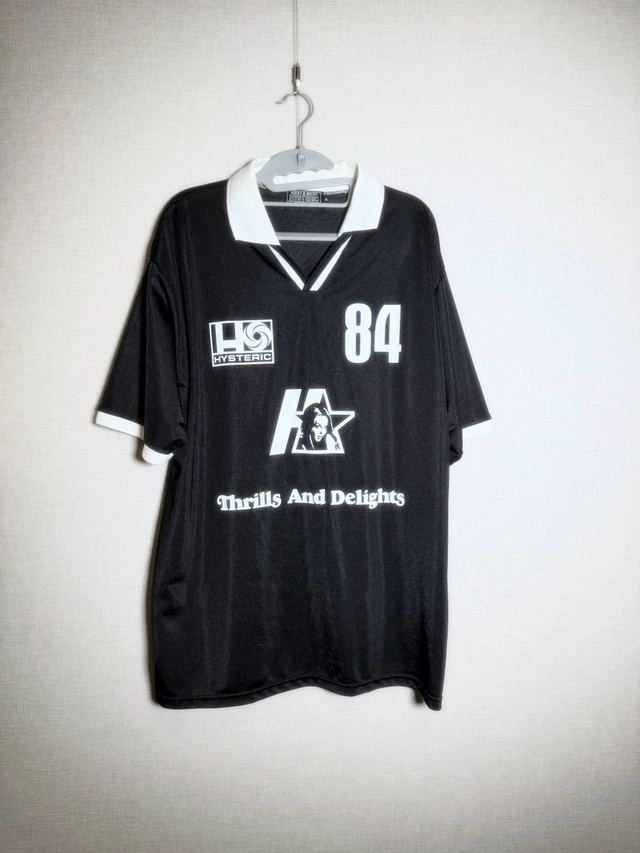 HYSTERIC GLAMOUR 84 ナンバリング ジャージーポロシャツ 1枚目