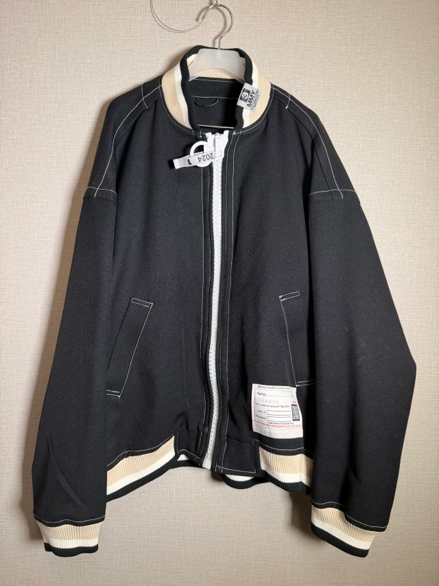Maison MIHARA YASUHIRO コントラストステッチ ボンバージャケット 1枚目