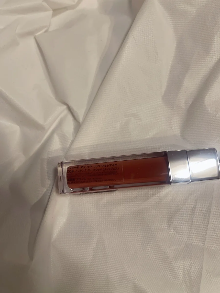 DIOR ディオール アディクト リップ マキシマイザー（009 Intense Rosewood）の裏面の表示を撮影した写真